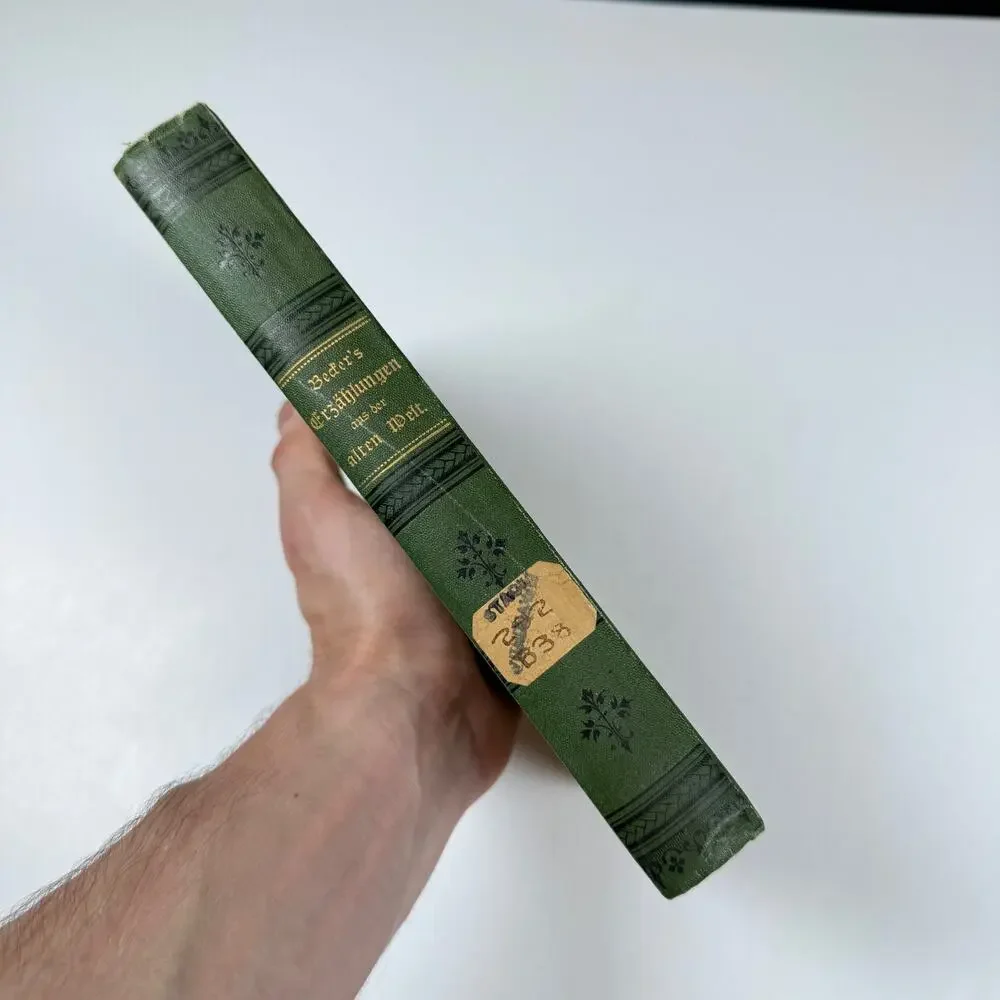 Tales from Old World by K F Becker 1881 Antique Book Germ lng